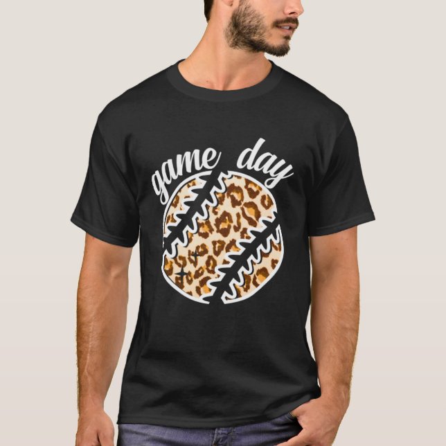 Game Day Baseball Softball Pitcher Catcher T-Shirt (Front)