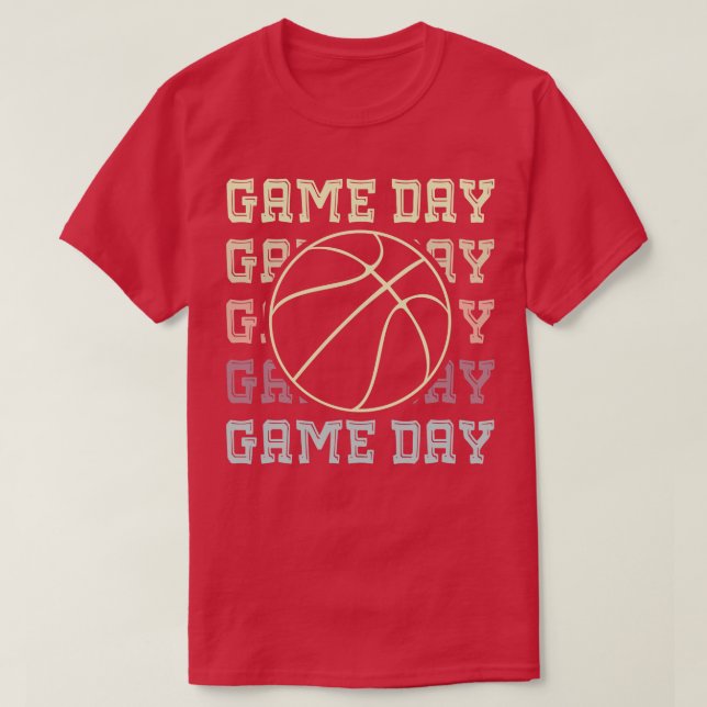 Game Day Basketball T-Shirt (Design Front)