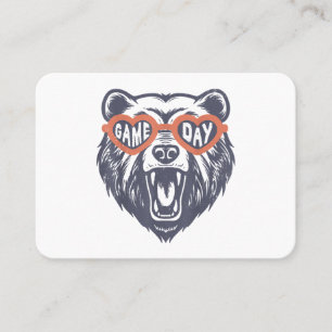 Game Day Bear Business Card