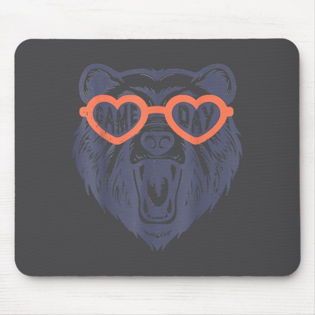 Game Day Bear  Mouse Mat (Front)