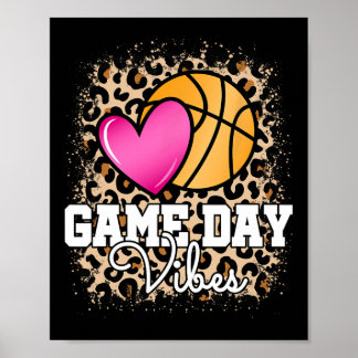 Game Day Bysketbyll Leopard Print Women Girls Bysk