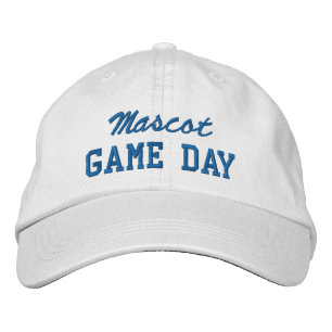 Game Day Custom Mascot or Team Name Embroidered Hat