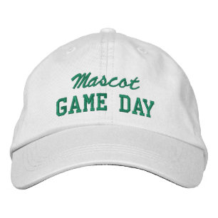 Game Day Custom Mascot or Team Name Embroidered Hat