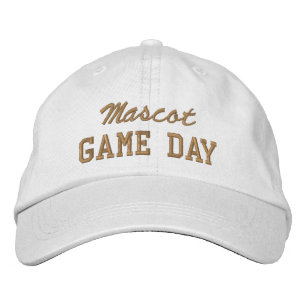 Game Day Custom Mascot or Team Name Embroidered Hat