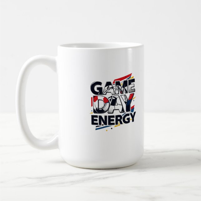 Game Day Energy Coffee Mug (Left)