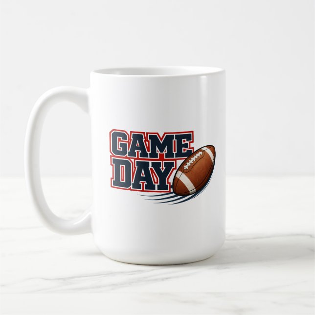 Game Day - Football Coffee Mug (Left)