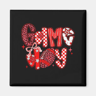 Game Day Football Girly Lace Bow Team Srit Girls R Magnet