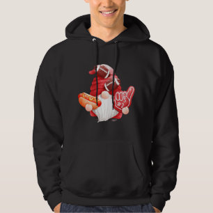 Game Day Football Gnome Mum Dad Referee Touchdown  Hoodie