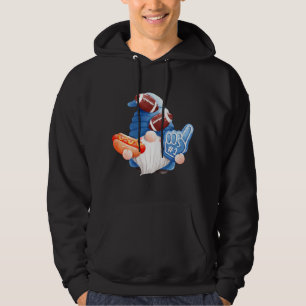 Game Day Football Gnome Touchdown Coach Dad Refere Hoodie