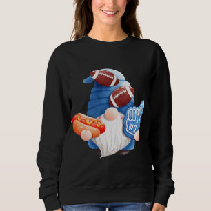 Game Day Football Gnome Touchdown Coach Dad Refere Sweatshirt