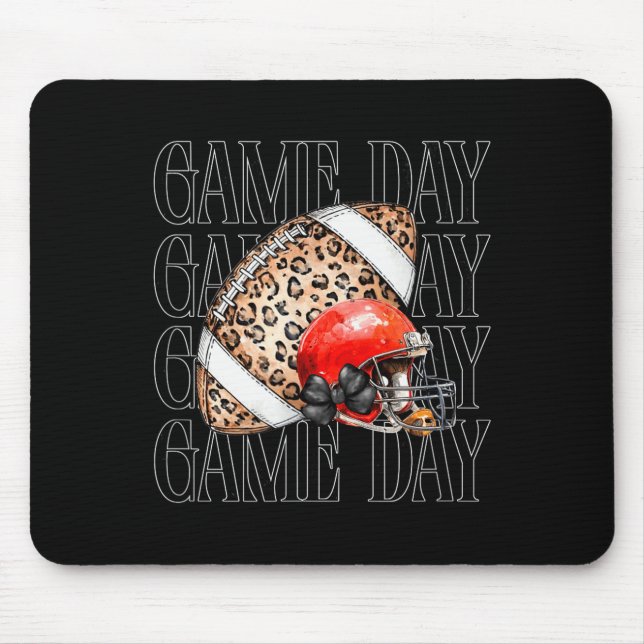 Game Day Football  Mouse Mat (Front)