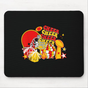 Game Day Football Mum Women Girls Cheer Funny Foot Mouse Mat
