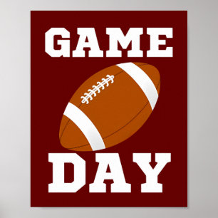 Game day football  poster