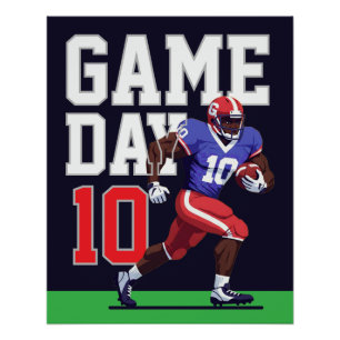 game day Football Poster