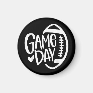 Game Day Football Season Funny Men Women Team Spor Magnet