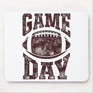 Game Day Football Season Funny Men Women Team Spor Mouse Mat