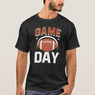 GAME DAY FOOTBALL Season  Men Women Team Sports Vi T-Shirt