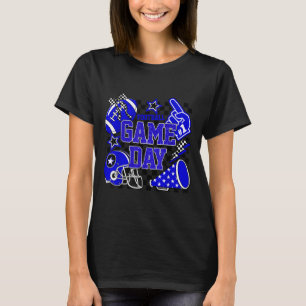 Game Day Football Touchdown Season Girly Team Srit T-Shirt