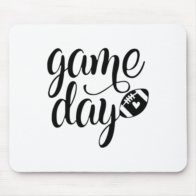 Game Day Footbyll Fall Sports  Mouse Mat (Front)