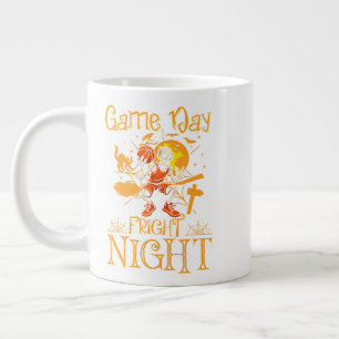 Game Day Fright Night Sports Halloween Large Coffee Mug