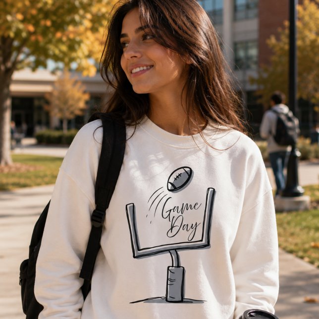 Game Day Goal Post Crewneck Pullover (Creator Uploaded)