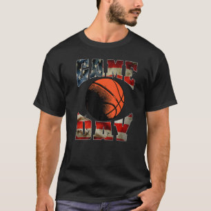 Game Day I Love Basketball T-Shirt