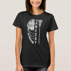 Game Day Lacrosse Season  Men Women Team Sports Vi T-Shirt
