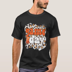 Game Day Leopard Basball Game Day T-Shirt