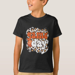 Game Day Leopard Sketll Game Day T-Shirt