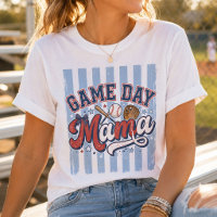 Game Day Mama Baseball Mum Retro Varsity