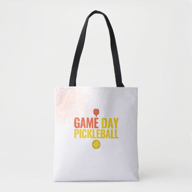 Game Day Pickleball Shoulder Tote Bag | Minimal Sp (Front)