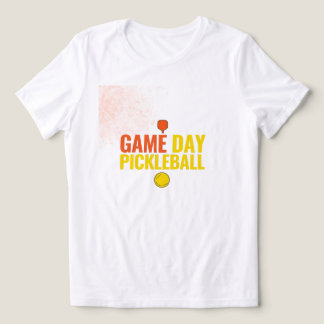 Game Day Pickleball T-Shirt | Minimal Sport Style Tri-Blend Shirt