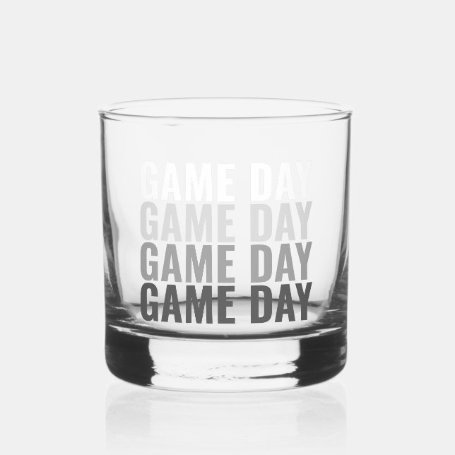 Game Day Repeat Bold Rocks Glass (Front)