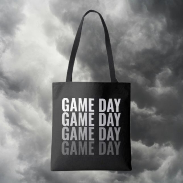 “Game Day Repeat” Bold Tote Bag (Creator Uploaded)