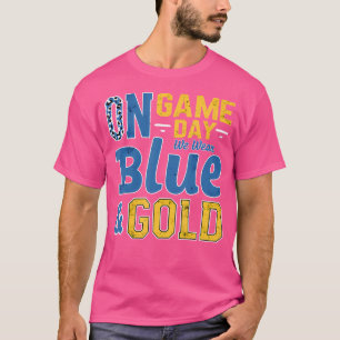 Game Day School Football Team On Gameday We Wear B T-Shirt