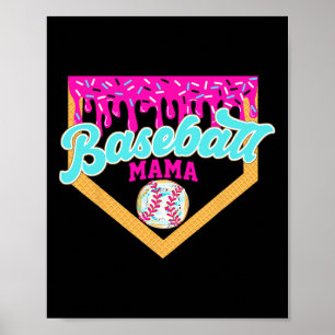Game Day Sell Mama Ice Cream Drip Sell Mum Drippin Poster