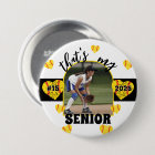 Game Day Senior Softball Player button for parents