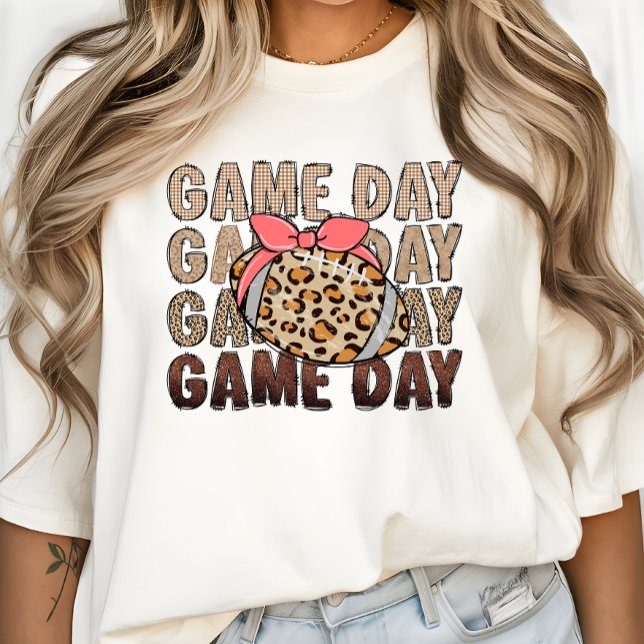 Game Day Shirt Football Mama Tee Cheer Mum Tee (Creator Uploaded)