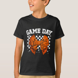 Game Day Sketll Bow Sketll Game Day  T-Shirt