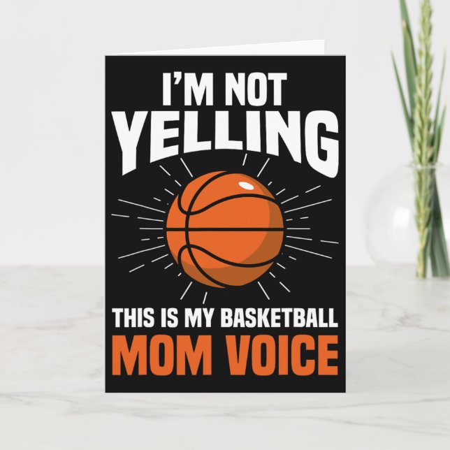 Game Day Sketll Mom  Card (Front)