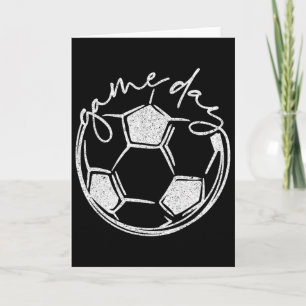 Game Day Soccer Byll Sports Men Women Kids Gifts Card