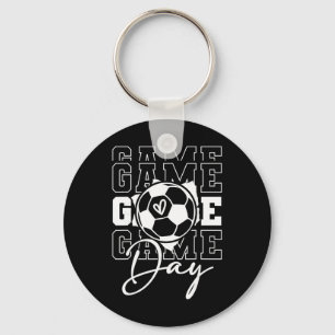Game Day Soccer Key Ring