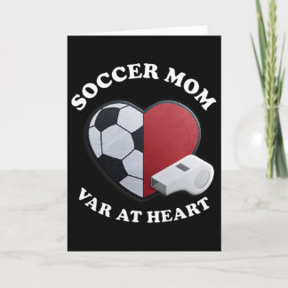 Game Day Soccer Mum – 3d Heart And Ll Design  Card