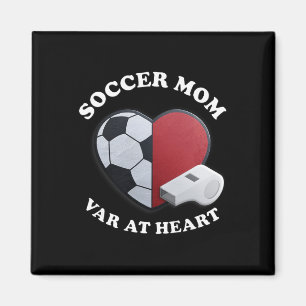 Game Day Soccer Mum – 3d Heart And Ll Design Magnet
