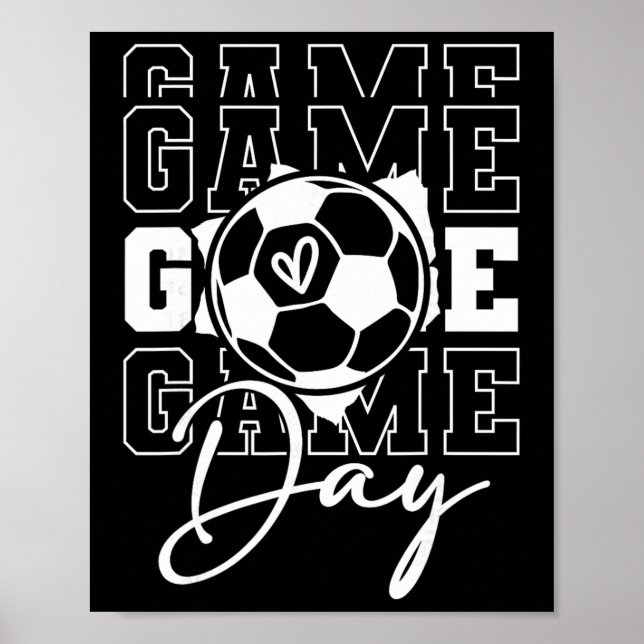 Game Day Soccer  Poster (Front)