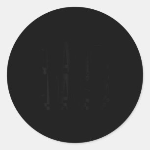 Game Day Soccer Season Mom Retro Checkered Lightni Classic Round Sticker