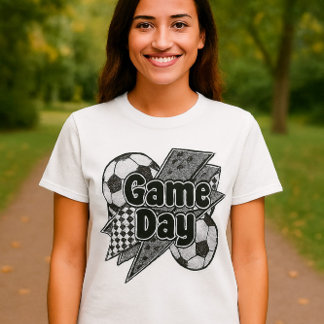 Game Day Soccer Shirt – Leopard Lightning & Ball