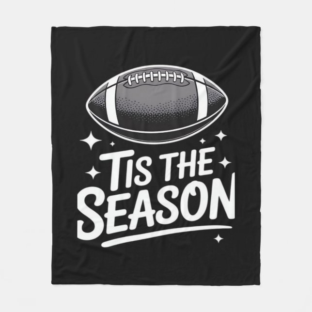 Game Day Support Football Fleece Blanket (Front)