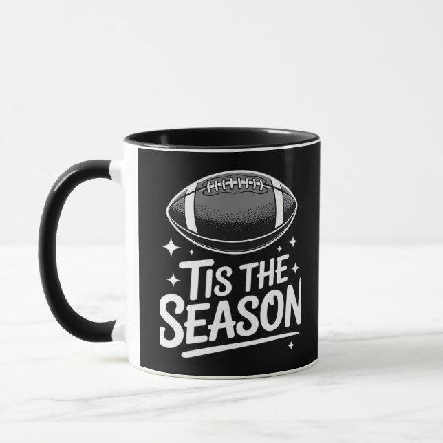 Game Day Support Football Mug (Left)