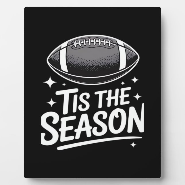 Game Day Support Football Plaque (Front)